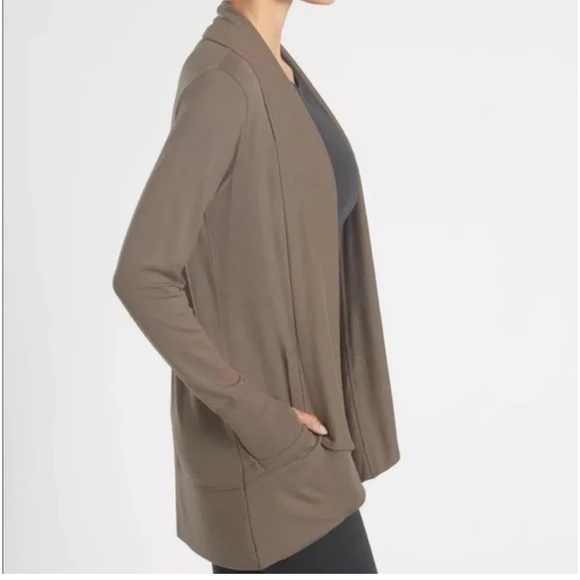 Athleta Sweaters - Athleta Pranayama Restore Wrap Cardigan size Small-Tall